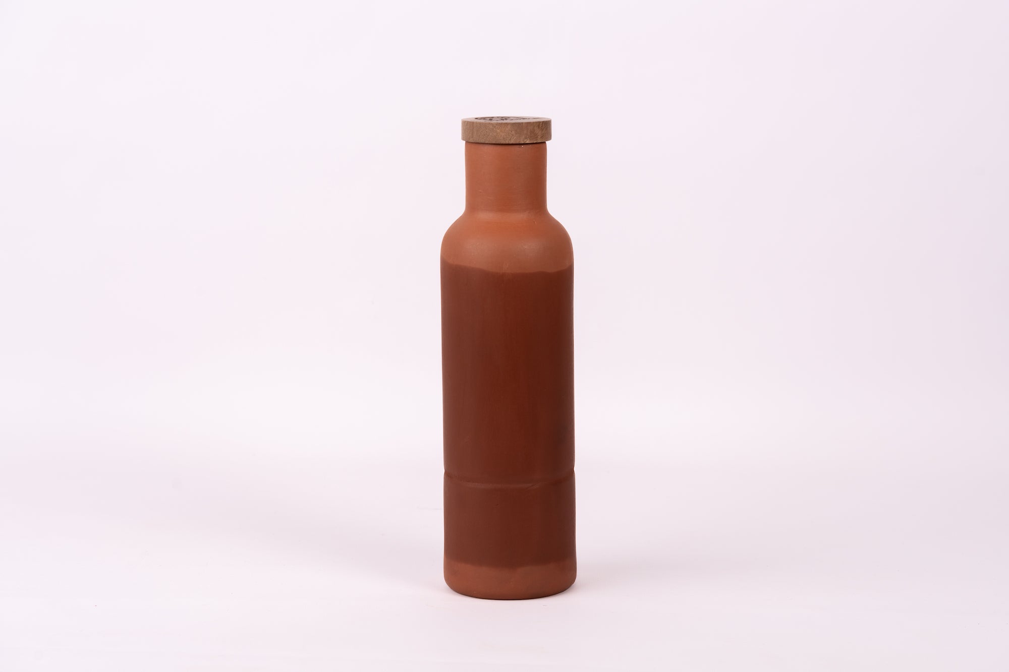 Terracotta Clay Water Bottle